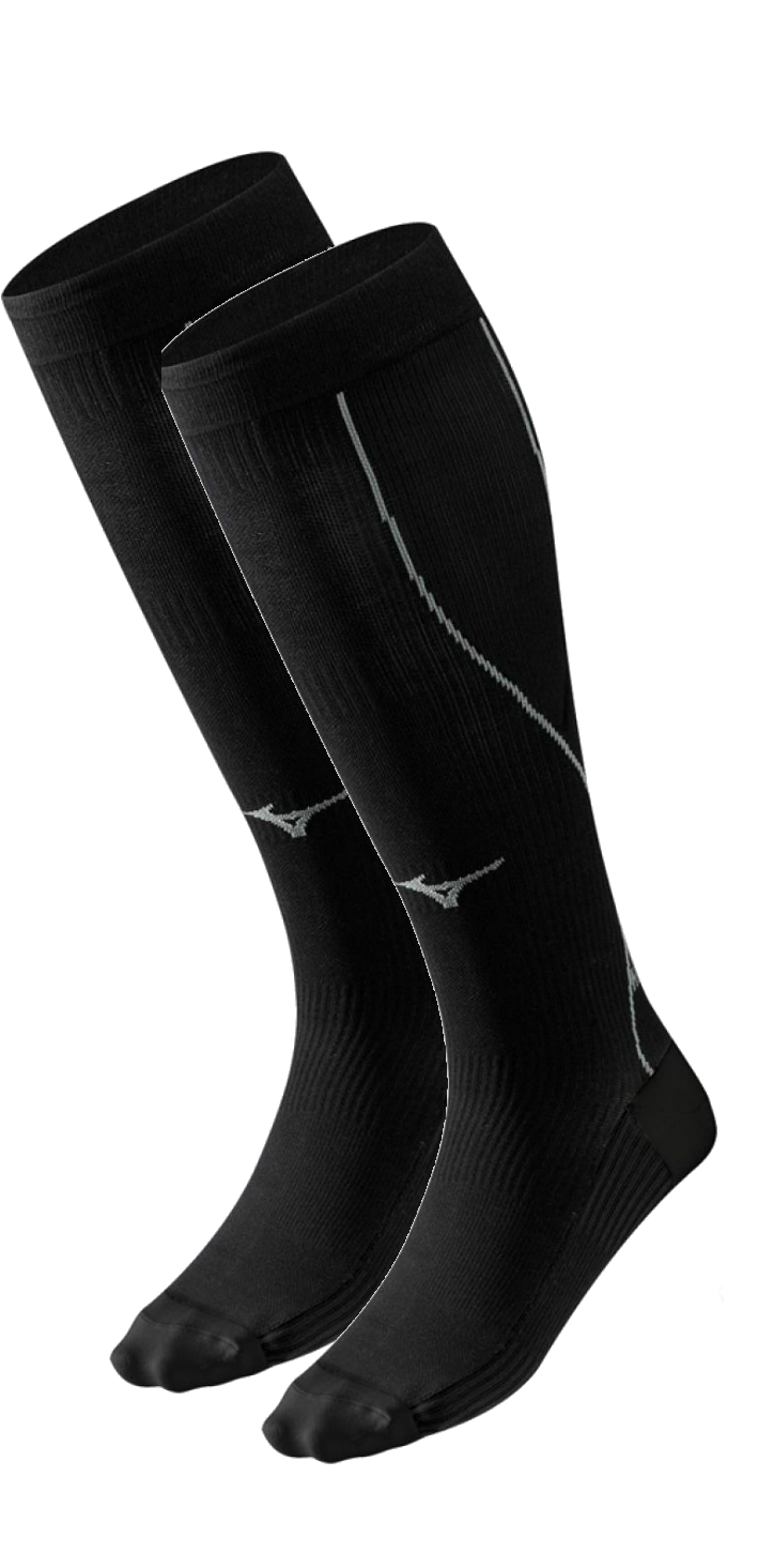 Компрессионные гольфы Mizuno Compression Sock черные