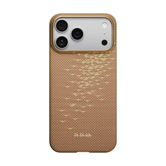 Чехол PITAKA Ultra-Slim Case для Apple iPhone 17 Pro (PitaTap) MagSafe, Golden Glint