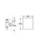 GROHE 42901000 Клавиша смыва для писсуара