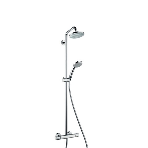 Hansgrohe Croma 27135000 Душевая система с термостатом внешнего монтажа 110,1 см с верхней лейкой 16х16 см
