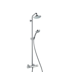 Hansgrohe Croma 27135000 Душевая система с термостатом внешнего монтажа 110,1 см с верхней лейкой 16х16 см фото