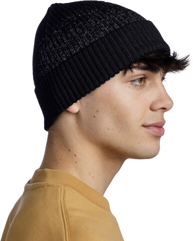 Шапка Buff Merino Active Hat Solid Black фото 1