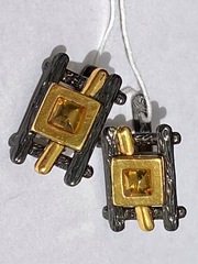 Лусона ( серьги из серебра)