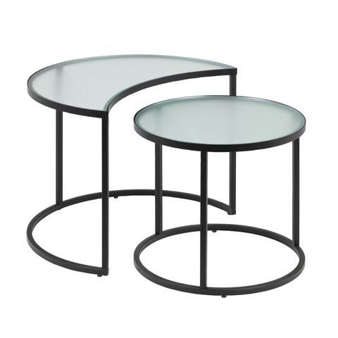 Фото: Набор из 2 приставных столиков Bast Ø 65 cm / Ø 47 cm - основной вид