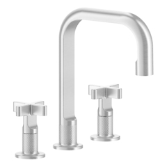 Gessi Inciso 58113#031 Смеситель для раковины на 3 отверстия с донным клапаном, излив 160мм, h=240мм, цвет: хром фото