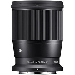 Объектив Sigma 16mm f/1.4 DC DN Contemporary Nikon Z, фиксированный фокус
