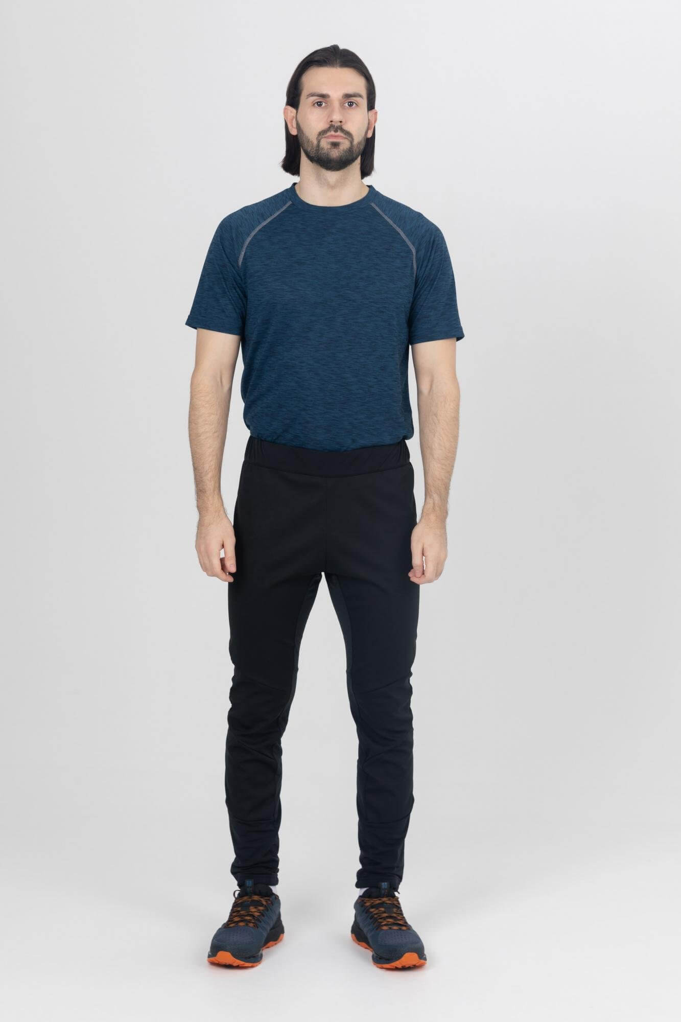 Мужские спортивные брюки Moax Delda Light Softshell черные