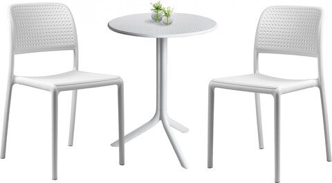 Комплект пластиковой мебели Nardi Step Bora Bistrot, белый