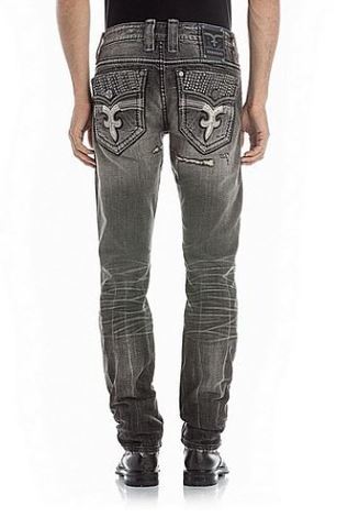 Rock Revival | Джинсы мужские RODD A5 ALT STRAIGH TJ6648A5 сзади