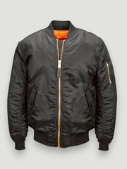 Куртка Бомбер - MA-1 Flight Jacket (черная - black)