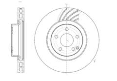Диск тормозной вентилируемый G-brake  GR-21435