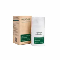Крем-уход Alga Spa для лица ночной Совершенствуй "Night face cream care IMPROVE", 50 мл