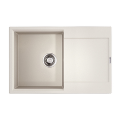 Omoikiri Daisen 78T-WH 4993522 Кухонная мойка, Tetogranit/белый фото