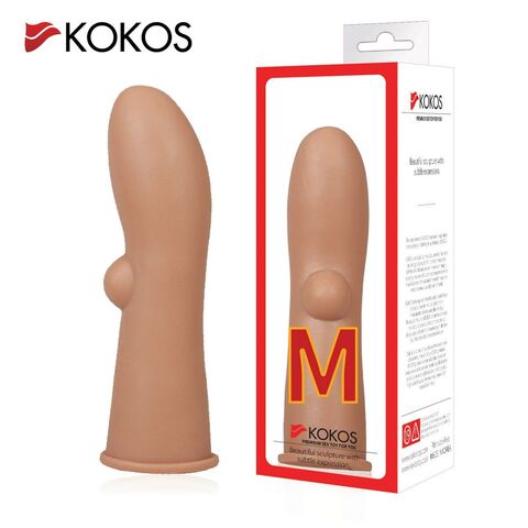 Насадка на фаллос с имитацией пирсинга размер M, EXTREME SLEEVE