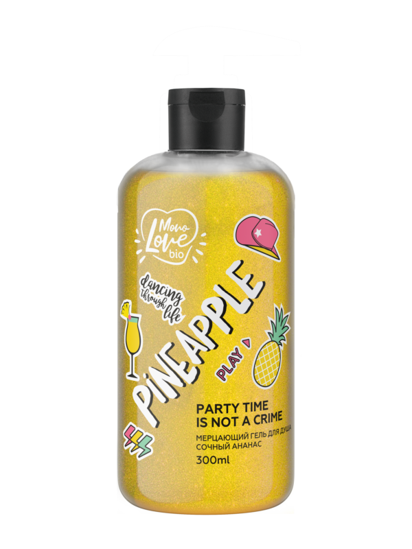Мерцающий гель для душа PINEAPPLE, 300мл