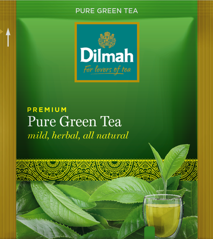 Чай Dilmah зеленый, 100 пак. 1,5 г. (пакет)