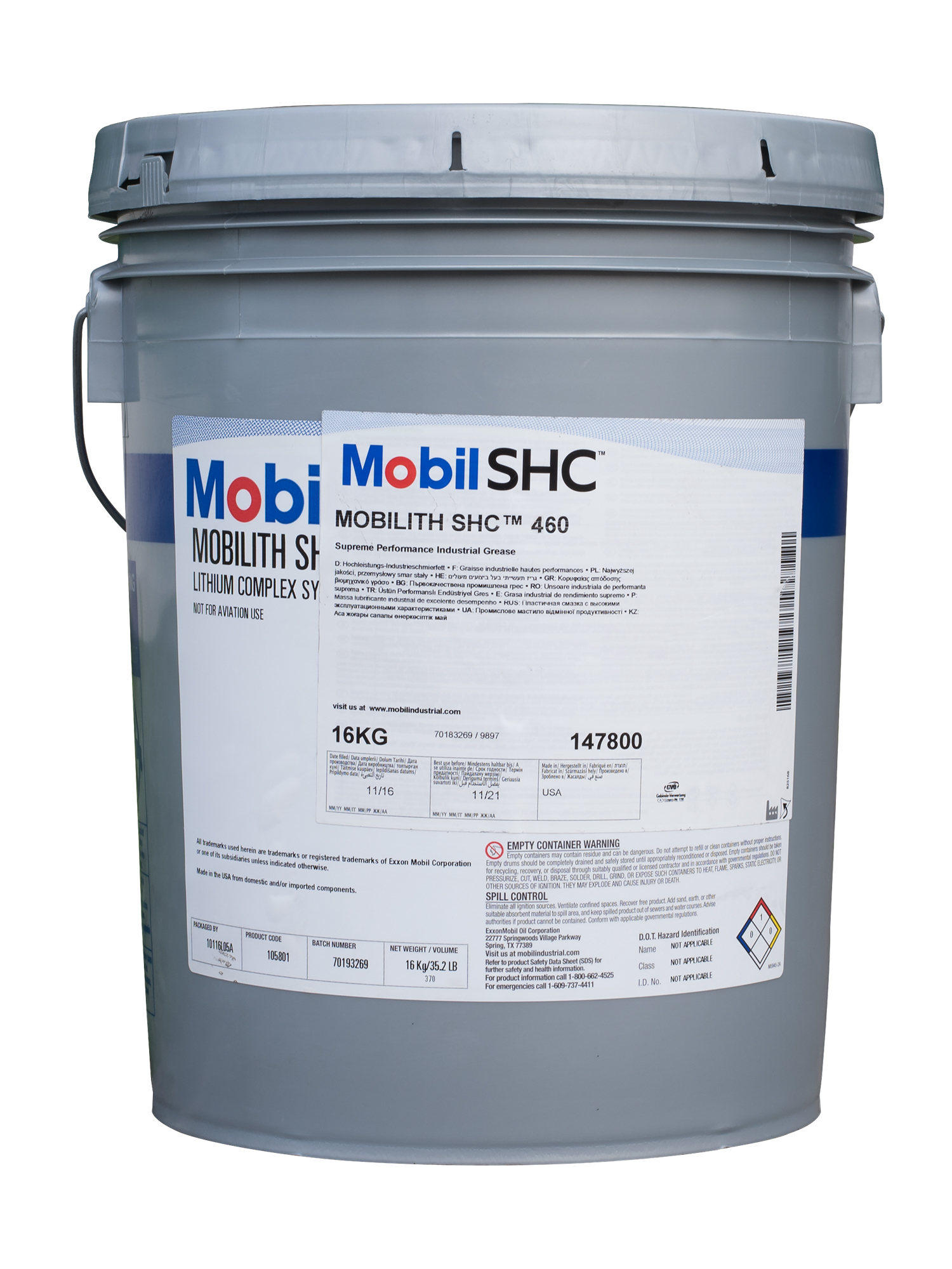 Mobil mobilith SHC 460 Пластичная смазка