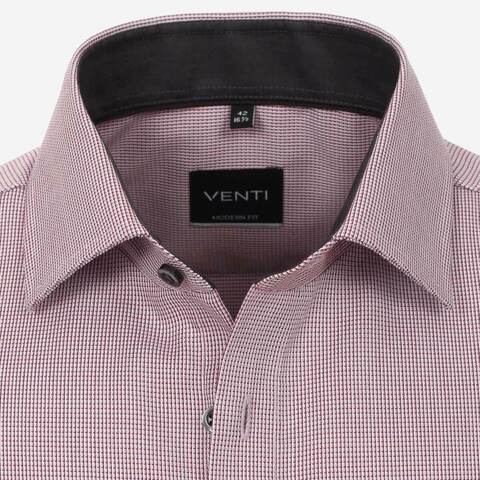 Рубашка Venti Modern Fit 193295500-402 из фактурной ткани