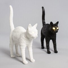 Настольная лампа Jobby The Cat Black