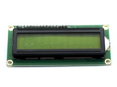 Дисплей LCD1602, 2-строчный, желтый, с I2C модулем