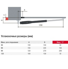ATS30DGS привод 24В линейный самоблокирующийся Came