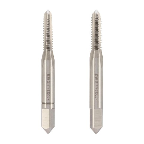 Метчик №4 -40-UNC (Комплект 2шт) DIN352 HSSE 2B 60° 40мм a=2,7 H-Tools 145004EHT