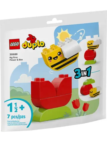 Конструктор DUPLO 30686 Мой первый цветок с пчелкой