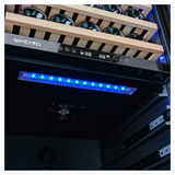 Винный шкаф MEYVEL MV163PRO-KBT2 Темный шоколад