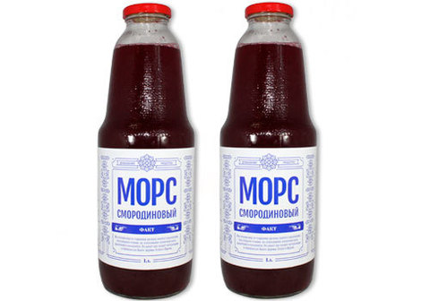 Морс смородиновый, 1л