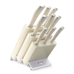 Набор из 9 кухонных ножей и подставки WUSTHOF Ikon Cream White арт. 9874