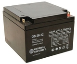 Аккумулятор General Security GS 26-12 ( 12V 26Ah / 12В 26Ач ) - фотография