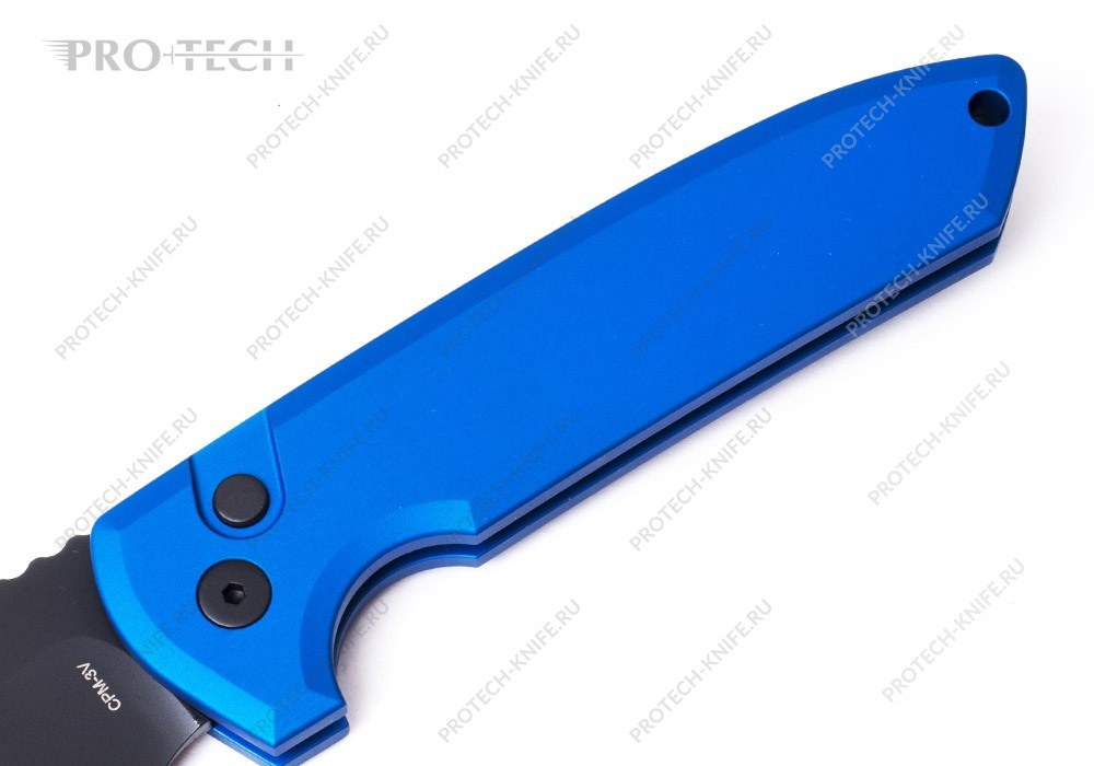 Нож Pro-Tech Rockeye LGPVK.1BLUE DLC 3V Exclusive - фотография 