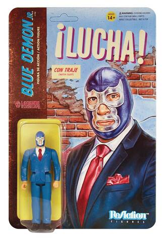 Фигурка Super7 Legends of Luche Libre: Blue Demon Jr. in Suit