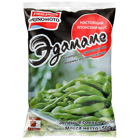 Зеленые соевые бобы Эдамаме, 500 г AJINOMOTO