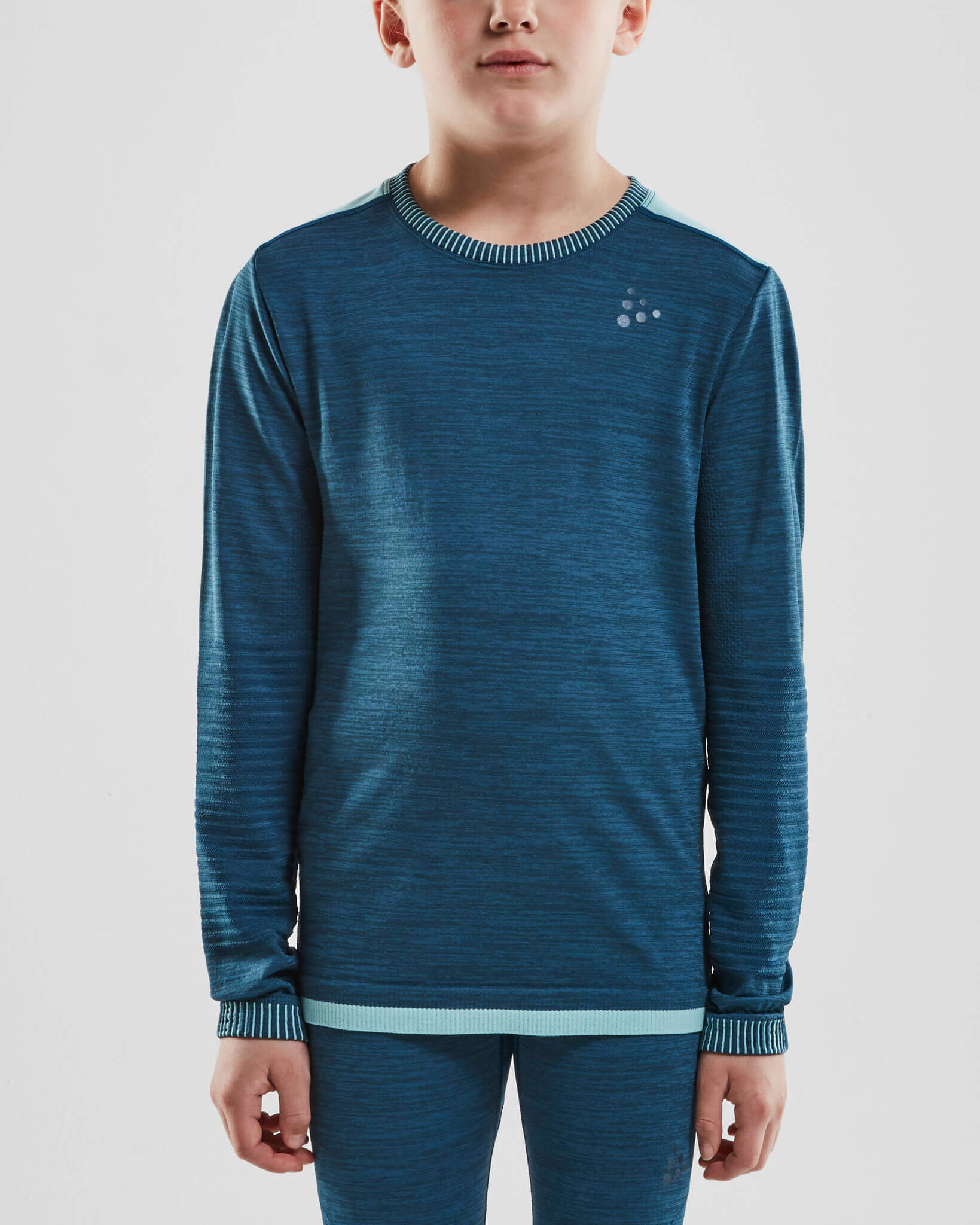 Craft Active Fuseknit Comfort комплект термобелья детский синий-черный - 3