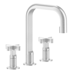 Gessi Inciso 58114#031 Смеситель для раковины на 3 отверстия без донного клапана, излив 160мм, h=240мм, цвет: хром фото