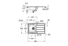 GROHE K200 45-S 86/50 1.0 31552SD1 Мойка с корзинчатым вентилем, нержавеющая сталь