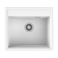 Omoikiri 4997309 кухонная мойка Daisen 57-WH Artgranit/белый фото