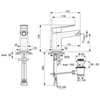 Ideal Standard Tonic II A6336AA Смеситель для биде однорычажный с донным клапаном