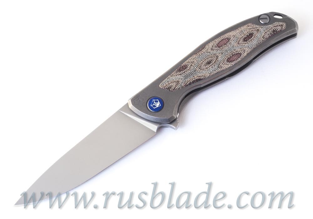 Shirogorov F95NL Python micarta inlay Elmax 2019 - фотография 