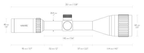 ОПТИЧЕСКИЙ ПРИЦЕЛ HAWKE VANTAGE 3-9X50 АО(30/30)