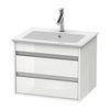 Duravit Ketho KT642802222 База под раковину, 1p.-o.comp.,480x600x475мм HG, цвет белый глянцевый