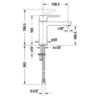 Duravit B21020002010 Смеситель для раковины однорычажный