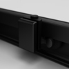 Am.Pm W84G-403-12080-BТ Душевое ограждение Func Square Slide 120х80. черный. прозрачное