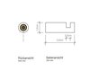 Decor Walther Mikado 0520160 Крючок, цвет: чёрный