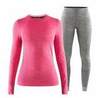 Craft Fuseknit Comfort комплект термобелья женский pink-grey - 1