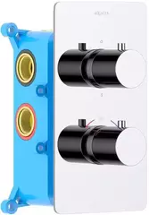 Aquatek Европа AQ1393CR Термостатический смеситель для ванны 3 режима, цвет: хром фото