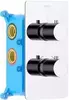 Aquatek Европа AQ1393CR Термостатический смеситель для ванны 3 режима, цвет: хром