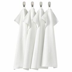 Набор полотенец IKEA VAGSJON (ВОГШЁН), Белый, 40х70 см, 4 шт