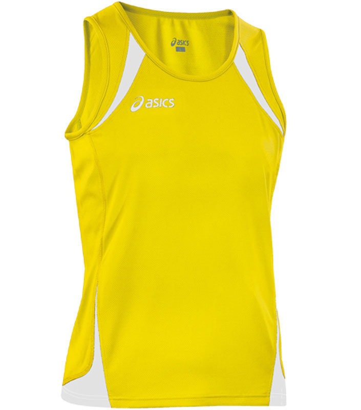 Mайка л/а женская Asics Singlet Usain yellow - 3